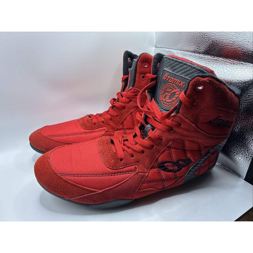 Otomix Stingray Escape M3000 Red High Top Weightlifting Shoes Men's Size 13